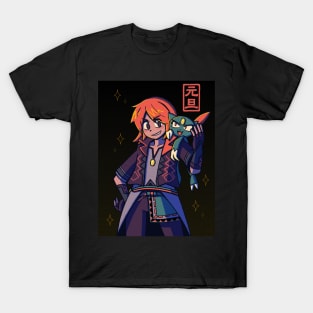 vaporwave anime aesthetic sygna suit silver sneasle T-Shirt